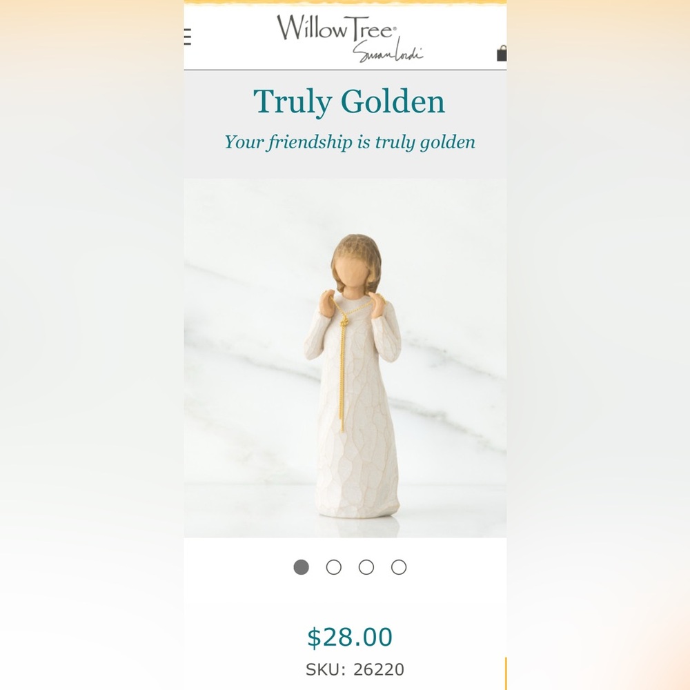 Willow tree figurine "truly golden" - Picture 3 of 3